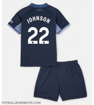 Tottenham Hotspur Brennan Johnson #22 Replika Bortatröja Barn 2023-24 Kortärmad (+ Korta byxor)